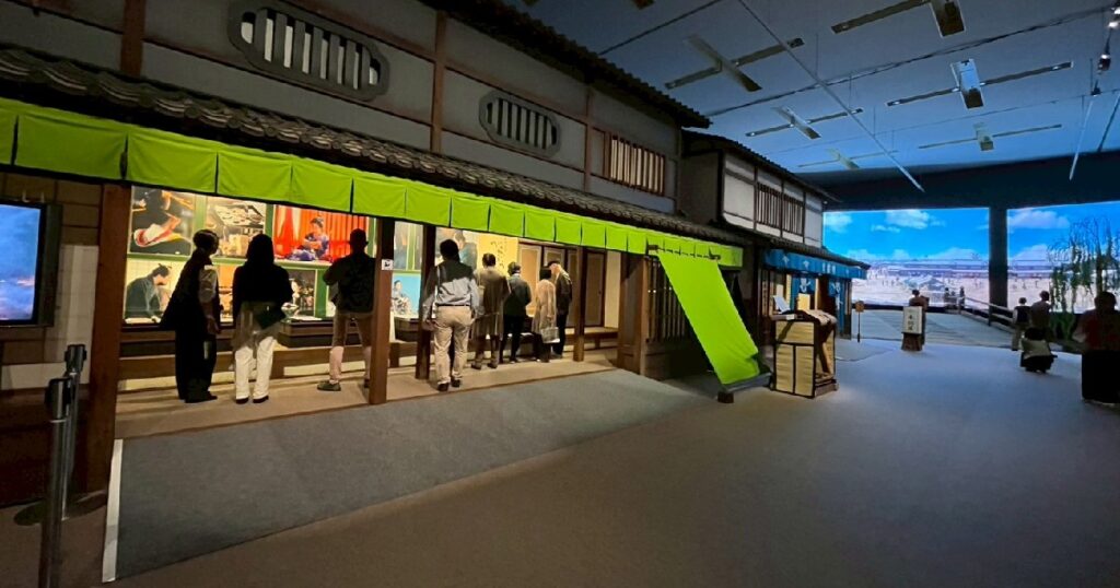 18時35分の『附章 天明寛政、江戸の街』の様子　混雑はしていない
