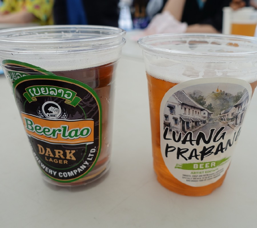 『ビアラオ ダーク』と『ルアンパバーンビール』