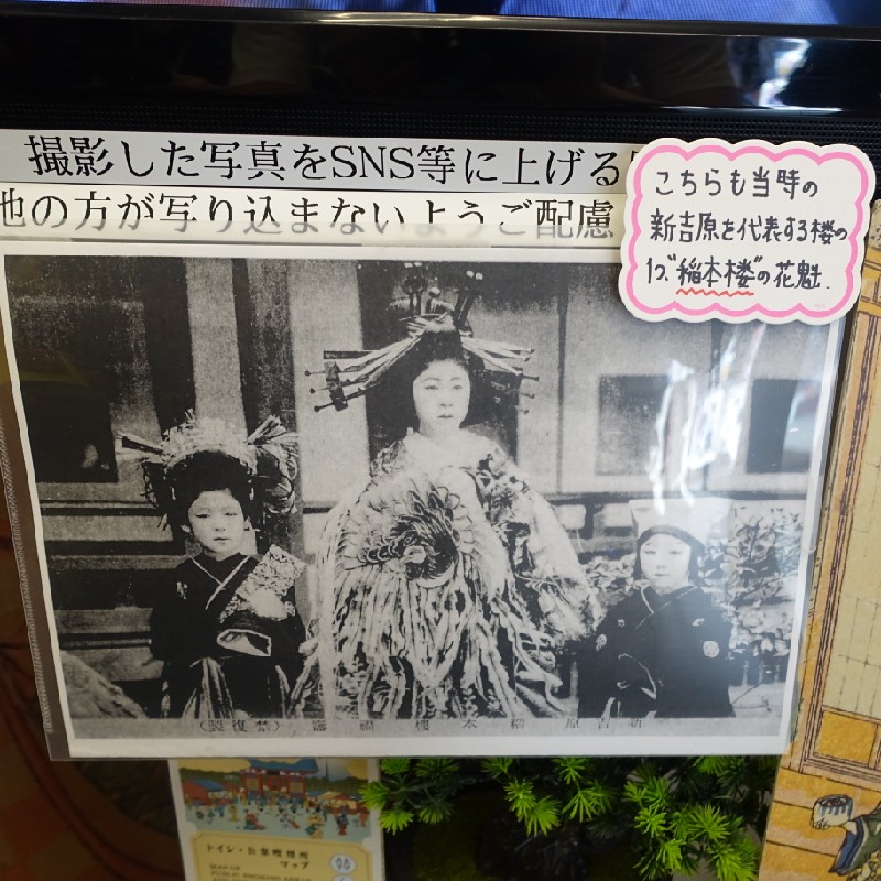 『稲本楼』の花魁の写真