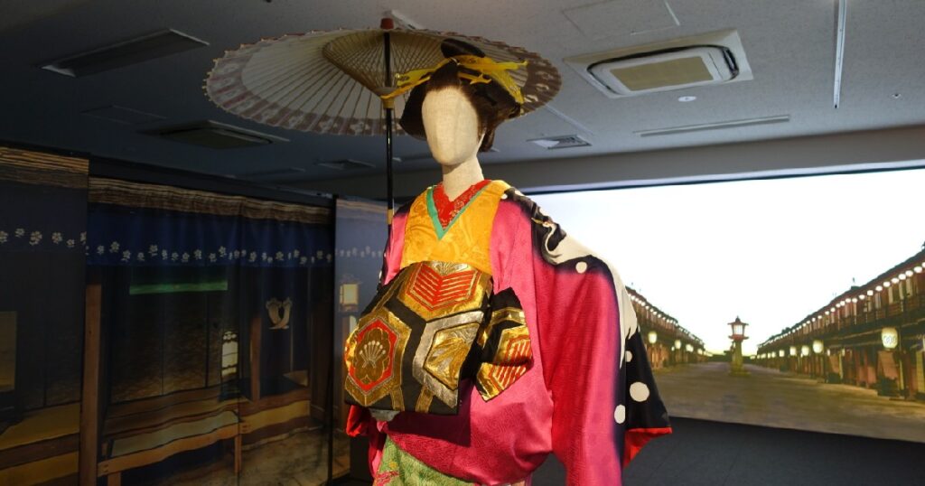 花魁瀬川の衣装