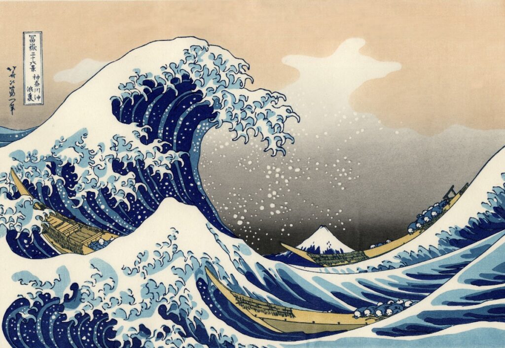 《冨嶽三十六景 神奈川沖浪裏