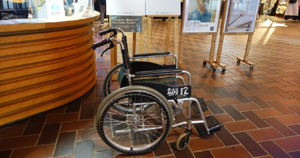 お借りした車いす