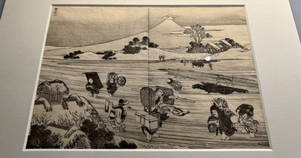 『富嶽百景』初編 《笠不二》(1834年)