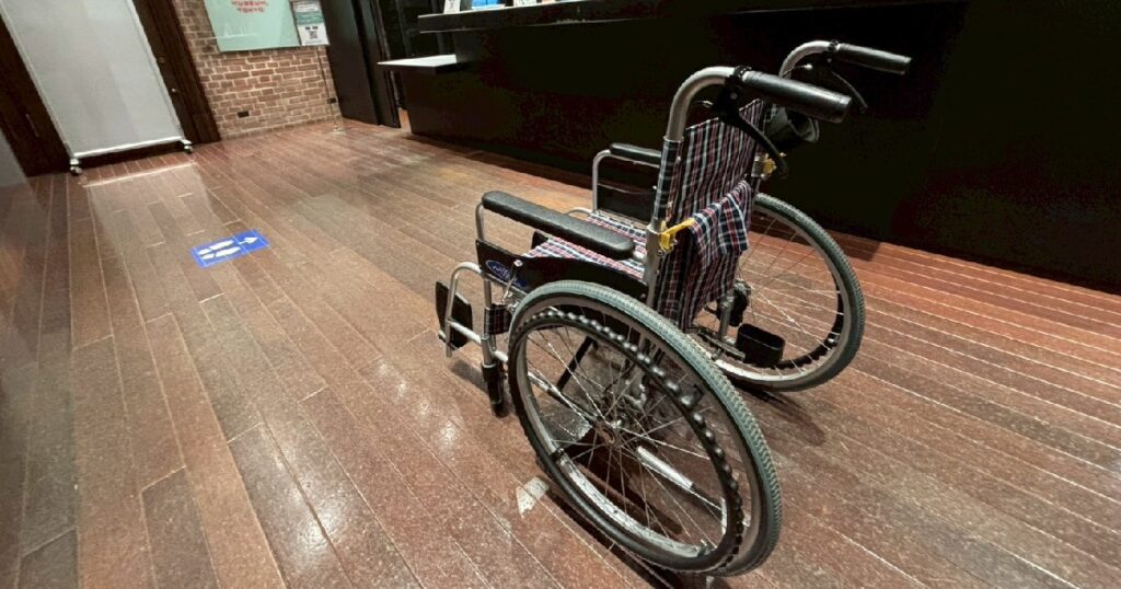 お借りした車いす