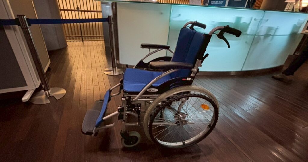 お借りした車いす