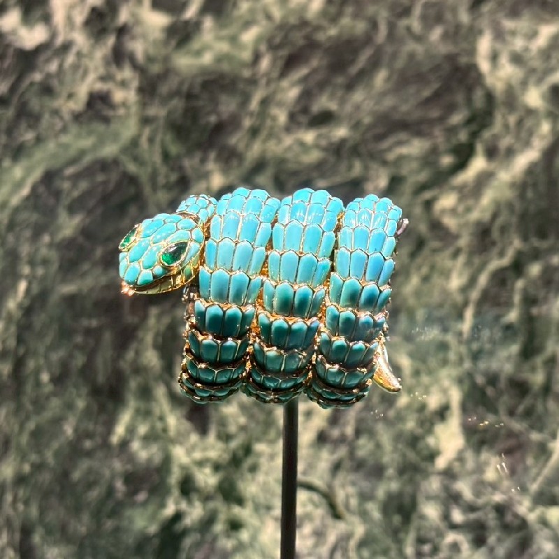 No.168 ゴールド、ターコイズ、エメラルド、ダイヤモンド(1965年頃)