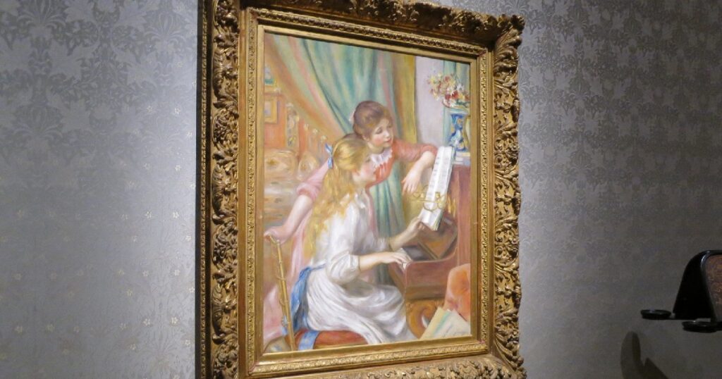 ピエール＝オーギュスト・ルノワール 《ピアノを弾く少女たち》 1892年
