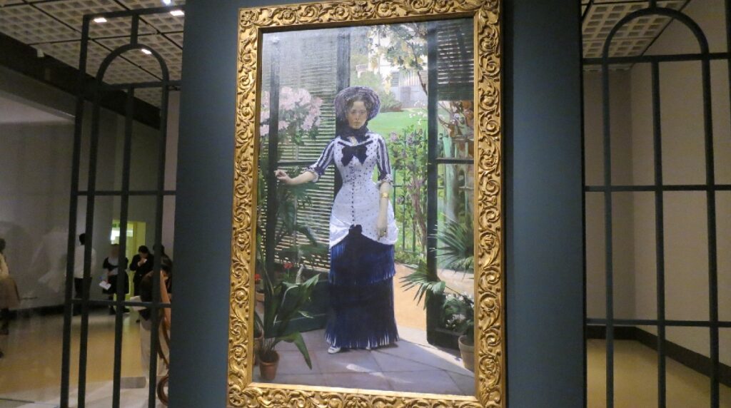 アルベール・バルトロメ 《温室の中で》 1881年