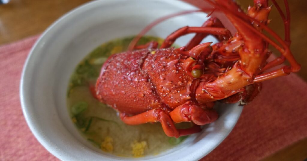 《伊勢海老のお味噌汁》