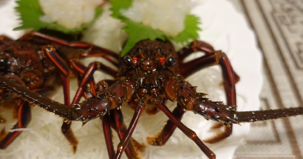 伊勢海老のお刺身