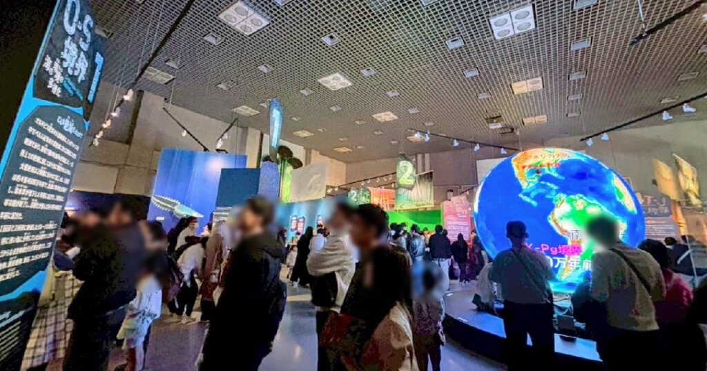 15時55分頃の会場のやや空いてきた様子　