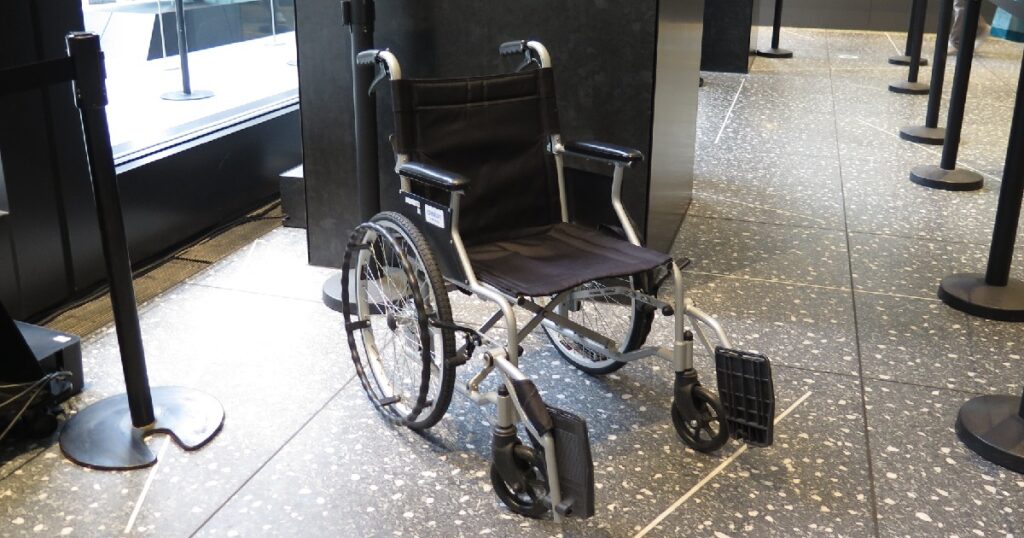 お借りした車いす