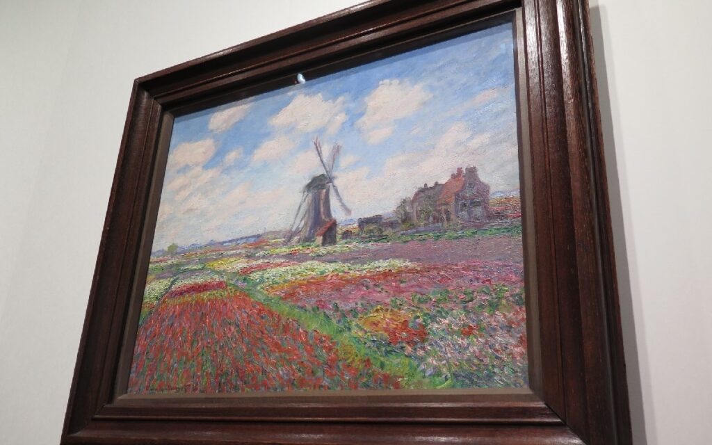 No.55 クロード・モネ《オランダのチューリップ畑》1886年