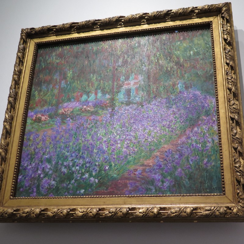 No.100 クロード・モネ《ジヴェルニーのモネの庭》
1900年