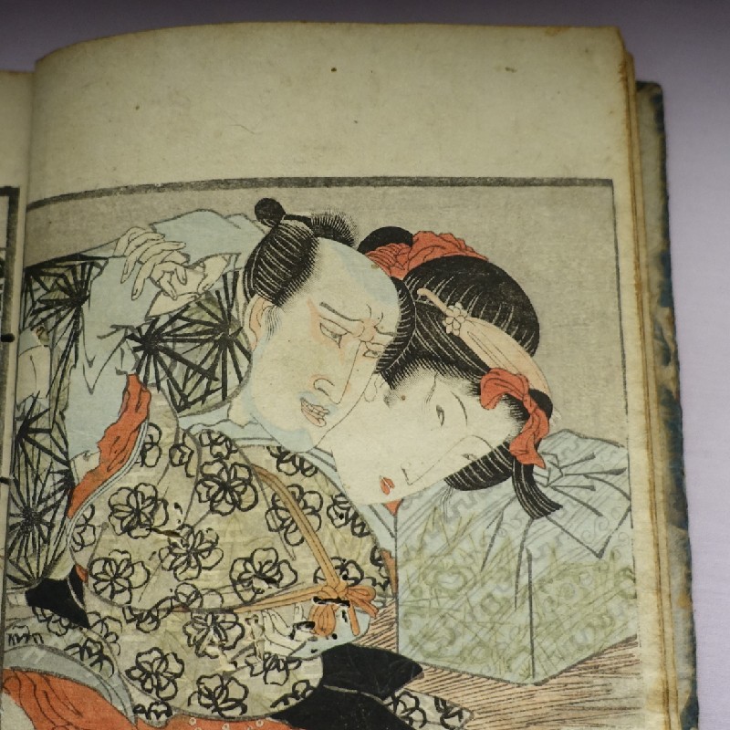 渓斎英泉『さよあらし 中』1825年