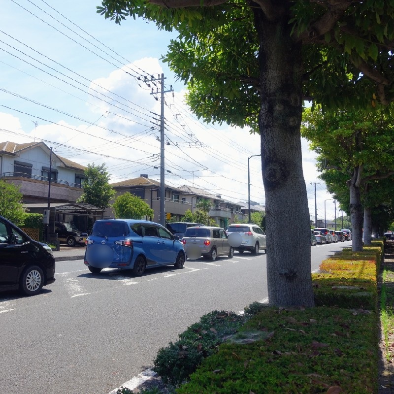 日曜日、10時20分頃の駐車場待ちの渋滞