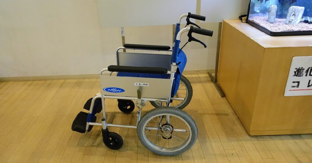 お借りした車いす