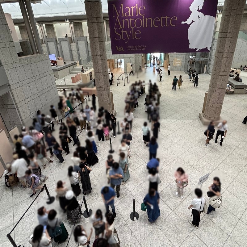 14時30分頃の入場待ちの行列
約30分待ち