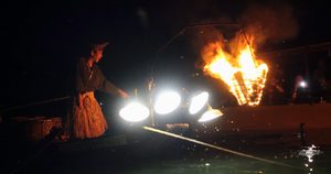 肱川の鵜匠さん