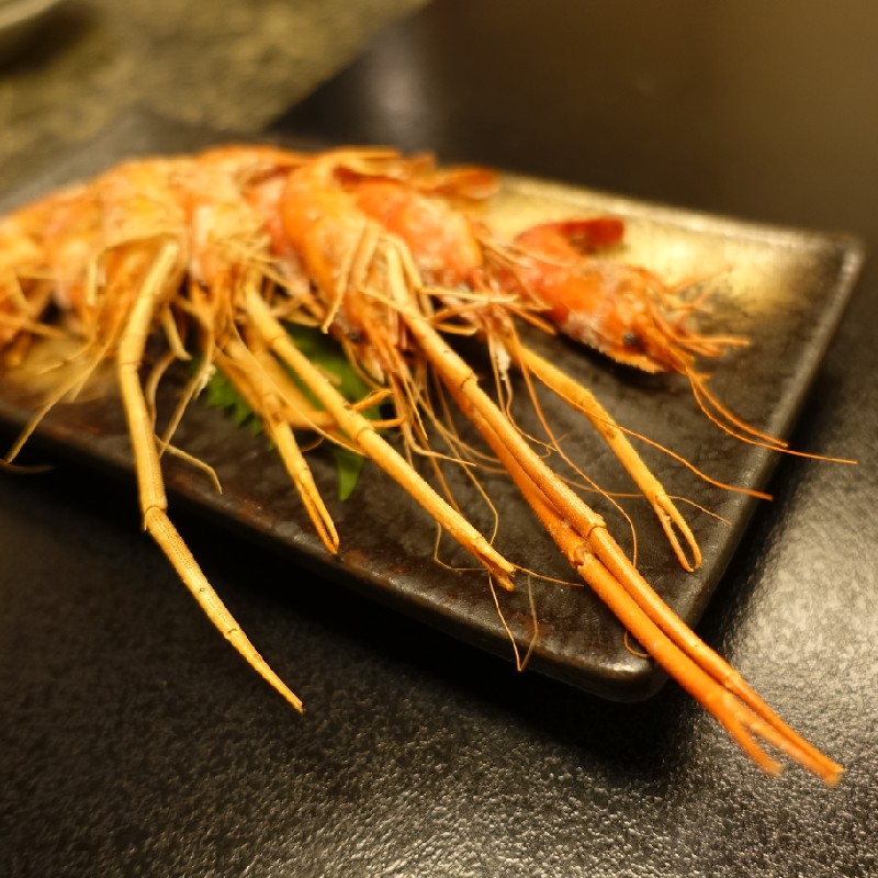 『川えび塩焼き』