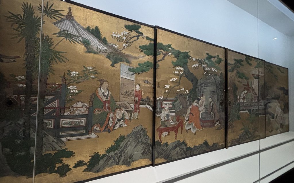 狩野宗眼重信 《No.30 琴棋書画仙人図襖》シアトル美術館蔵