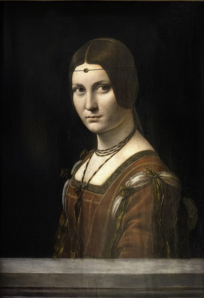 レオナルド・ダ・ヴィンチの『《女性の肖像》、誤って付された別称《美しきフェロニエール》』。